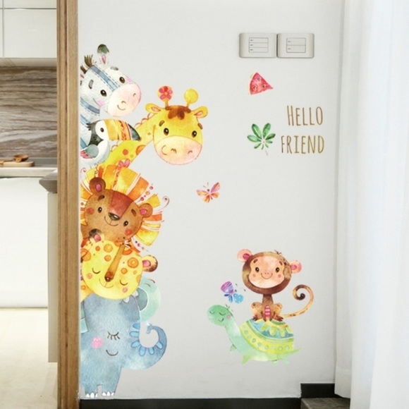 Vinyl Wall Decal Monkey Cartoon - Picture 4 of 6